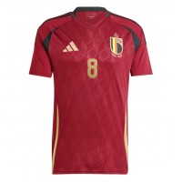 Camiseta Bélgica Youri Tielemans #8 Primera Equipación Eurocopa 2024 manga corta